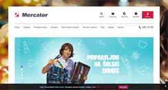 Desktop Screenshot of mercator.si